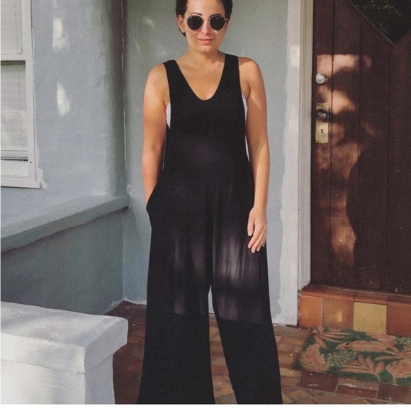 Ana + Zac Tank Jumpsuit Coal Small - Picture 3 of 6